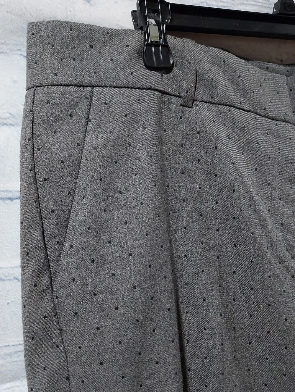 Chico's Fabulously Slimming Gray Pants Size 3 Office Career Wear